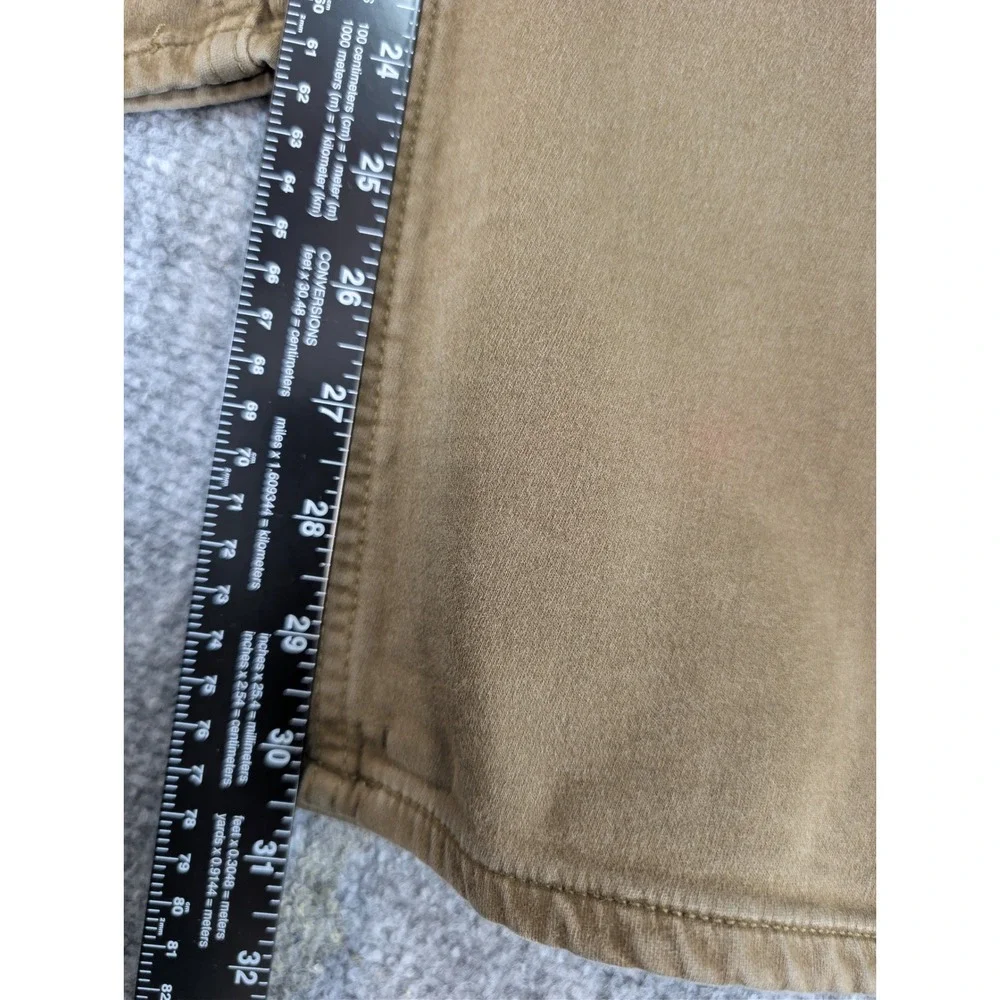 Banana Republic Traveler Cotton Brown Olive Pants Trousers Mens 36x32 Slim Chino
